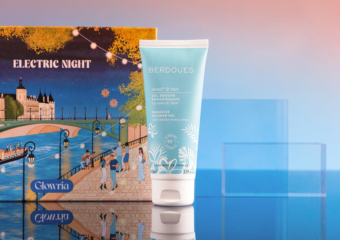 Gel Douche Paradisiaque : Votre parenthèse ensoleillée sous la douche.