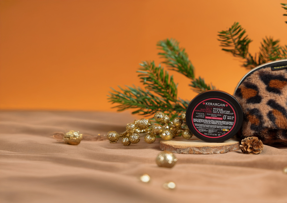 Masque cheveux à la kératine : Une chevelure soyeuse et brillante pour les fêtes.