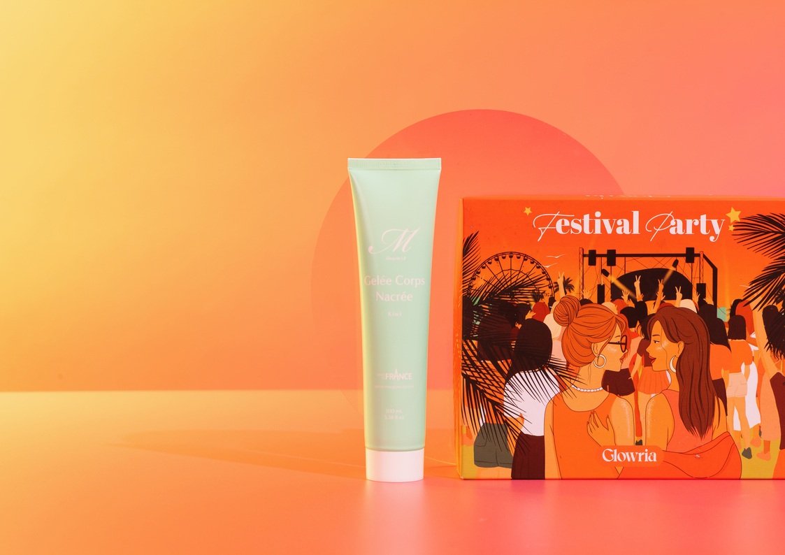 Gelée corps nacrée kiwi : pour une peau à croquer.